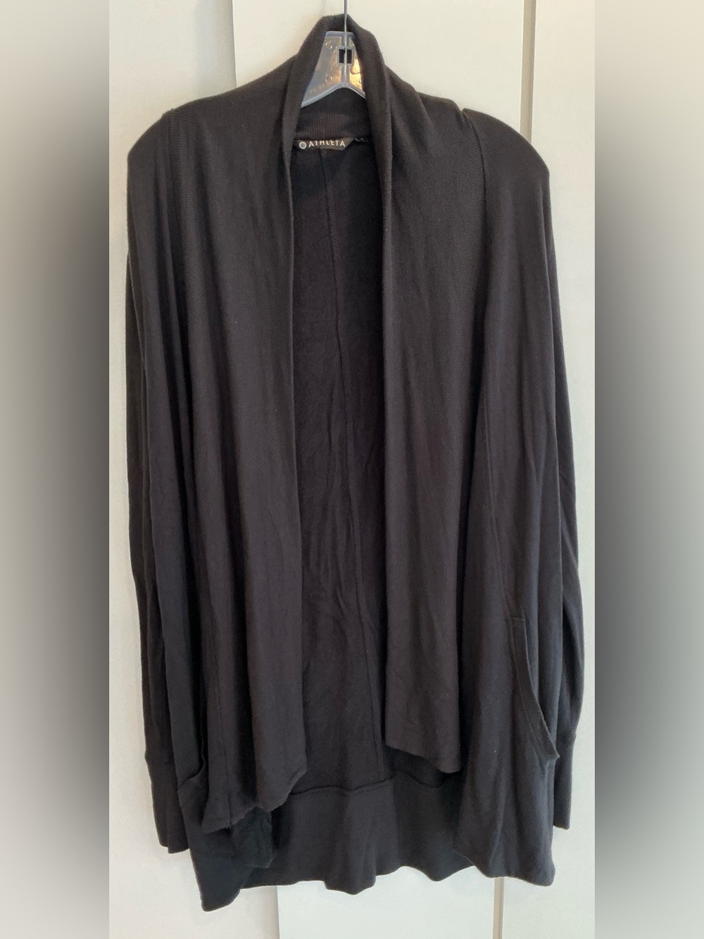 Athleta Black Pranayama Wrap - Flowing Silhouette